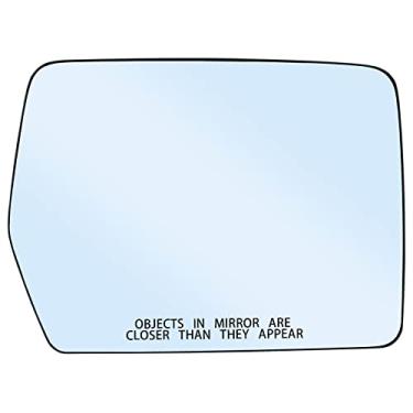 Imagem de Espelho de vidro aquecido do lado do passageiro para Ford F150 2004-2014 – vidro espelhado convexo aquecido com passagem direita com suporte traseiro 4L3Z-17K707-DA