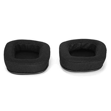 Imagem de Almofadas de esponja de fone de ouvido, almofadas de almofada de ouvido Durabilidade Flexibilidade Compatível com qualidade de som aprimorada para G633 G933