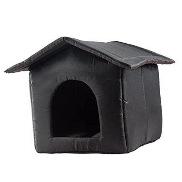 Imagem de Generic Abrigo Portátil para Gatos de Rua à Intempéries Ao Livre para Gatos Selvagens Casa, 40cm x 38cm x 35cm