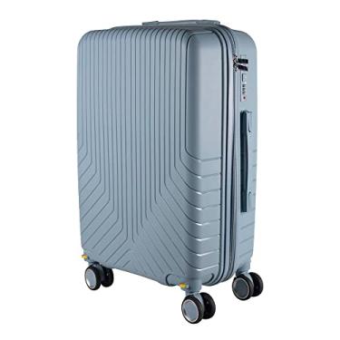 Imagem de Mala de Viagem Media em Polipropileno 4 rodas 360 - AeroMalas Miami (Azul Claro)