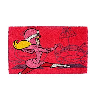 Imagem de Capacho Hanna Barbera Wacky Race Penelope em Fibra de Coco e PVC - Urban - 75x45 cm