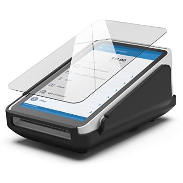 Imagem de Encased Capa protetora e protetor de tela para leitor de cartão de terminal quadrado - Capa rígida emborrachada com base antiderrapante e vidro temperado (produtos)