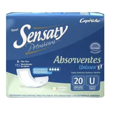 Imagem de Absorvente Sensaty Premium Unissex C/20 Unidades