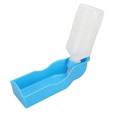 Imagem de Garrafa de água para Cachorro Automática Portátil Dispensador de água para Cachorro PP 300ml para Cães Ao Ar Livre (Azul)