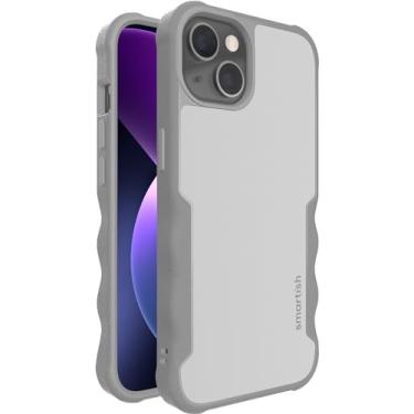 Imagem de Smartish Capa magnética protetora para iPhone 13 - Gripzilla compatível com MagSafe [resistente + resistente] Capa blindada de aderência resistente com proteção testada contra quedas para Apple iPhone