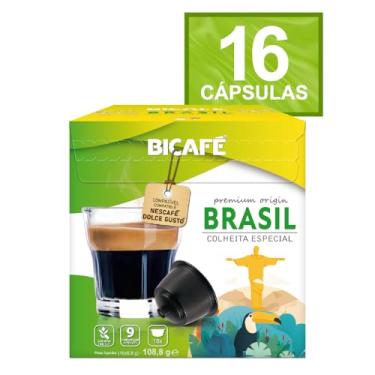 Imagem de Cápsula De Café Bicafé Brasil 100% Arábica P/ Maq. Dolce Gusto*