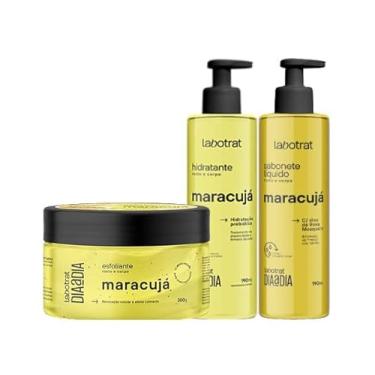 Imagem de Kit Experiência de Banho LABOTRAT Maracujá Esfoliante 300g + Hidratante 190ml + Sabonete Líquido 190ml