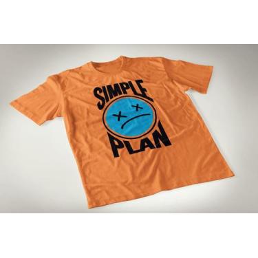 Imagem de Camiseta De Rock Bnada Simple Plan Altenative Rock - Porto Stamp