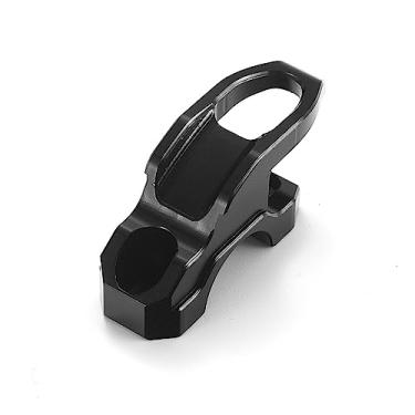 Imagem de Acessórios de gancho de guidão de motocicleta de liga de alumínio para quadriciclo, carro, bebê, etc. Gancho de armazenamento para garrafa. (preto, estilo B)