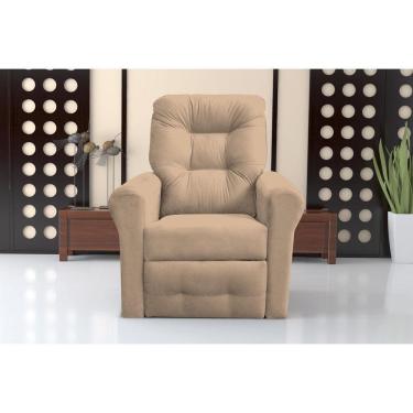 Imagem de Poltrona Reclinável MX24 Clio Suede Bege B251 - Matrix