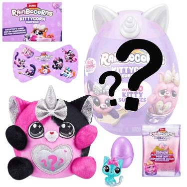 Imagem de Mini Pelúcia Surpresa Rainbocorn Kittycorn no Ovo Série 7