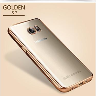 Imagem de Capa Samsung Galaxy S7, capa Samsung Galaxy S7 Edge, Samsung Galaxy S7 Case cover, pintura galvanoplastia, transparente capa protetora em silicone gel TPU estreita Case Cover (ZG-08)