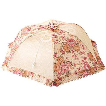 Imagem de Tendas Dobráveis ​​para Cobertura de Alimentos, Capas de Malha para Proteção Externa, Reutilizáveis ​​e Laváveis, Design Criptografado, Adequadas para Piquenique, Festa e (Como