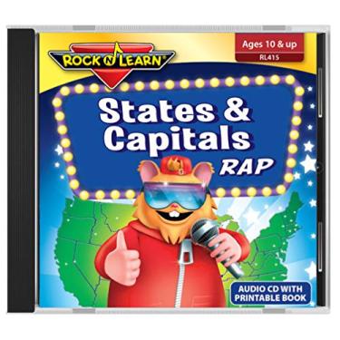 Imagem de Rock 'N Learn States & Capitals Rap, Audio CD & Printable Book