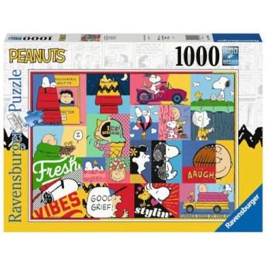 Imagem de Ravensburger - Puzzle vida de peanuts, 1000 peças, puzzle adultos