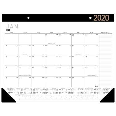Imagem de Calendário de mesa AT-A-GLANCE 2020, bloco de mesa, 53,9 cm x 43,2 cm, padrão, contemporâneo (SK24X00)