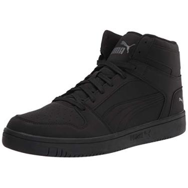 Imagem de PUMA Tênis masculino Rebound Layup, Preto-preto-castlerock, 41