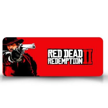 Imagem de Mouse Pad Gamer Red Dead Redemption 2 Gun - Império da Impressão, 90cm