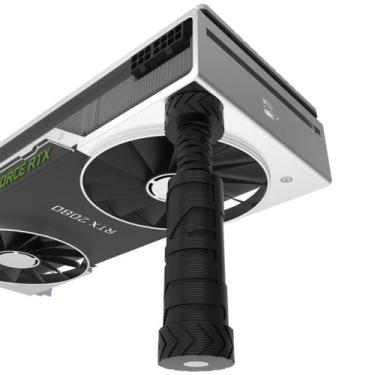 Imagem de Suporte Vertical De Placa De Vídeo de 8cm a 12cm - ARTBOX3D, Preto