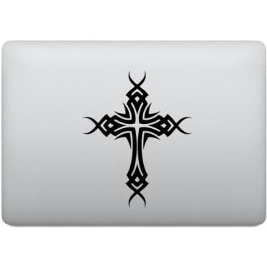 Imagem de Adesivo de Notebook Crucifixo Cristão - Melhor Adesivo