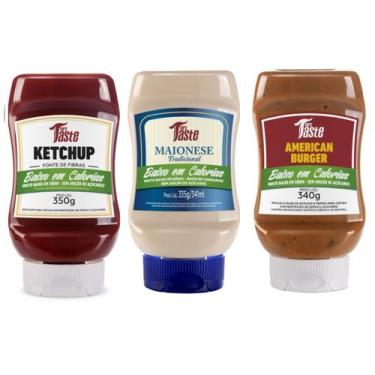 Imagem de Kit Ketchup + Maionese + American Burger - Mrs Taste - Smart Foods