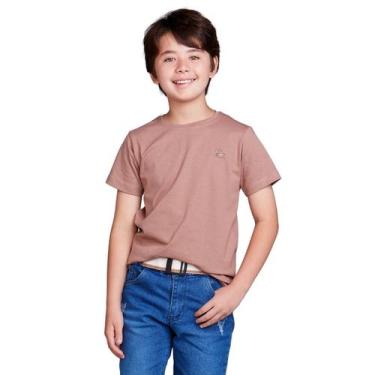 Imagem de Camisa Básica Infantil 100% Algodão - Daze Modas, 02, Marrom