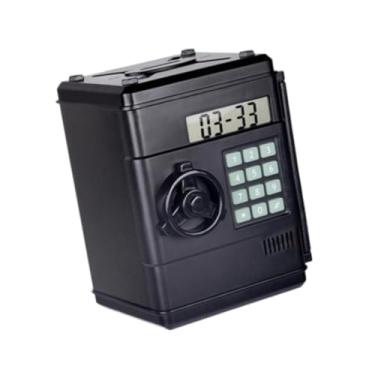 Imagem de Esquirla Cofrinho infantil, cofrinho com senha, cofre eletrônico para guardar dinheiro para crianças de 6 a 12 anos, meninos e meninas