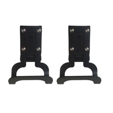 Imagem de Yurtziru 2 peças de suporte de martelo, clipe de coldre de martelo no cinto de ferramentas, suporte de acessórios de metal para cinto de ferramentas, compatível com martelo, machadinha e martelo