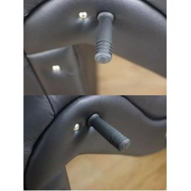 Imagem de Poltrona Cavalinho Tapeçaria Parrilha Preta- ALGEMAS & PEGADOR  - Deco