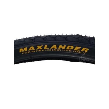 Imagem de Pneu inflável cadeira de rodas CDS - aro 24 x 1.3/8 - borracha preta