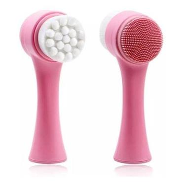 Imagem de Limpa Pele Esponja Limpeza De Rosto  Dupla Face - OEM