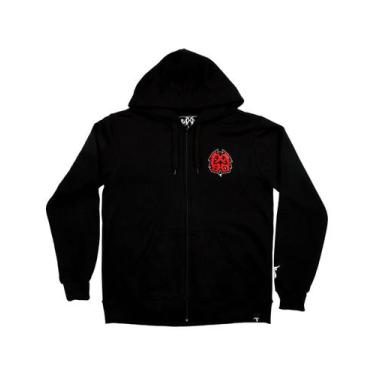 Imagem de Moletom Traxart Masculino com Zíper Preto FA-030, G