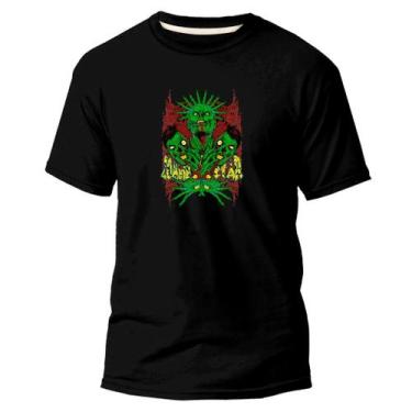 Imagem de Camiseta Basica Premium Estampa Digital Monstro Zombie  - NoBrand, Pre