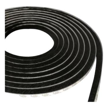 Imagem de Veda Fresta Adesivo Escova Porta Janela Veda Poeira 10x7mm - COMFORTDO