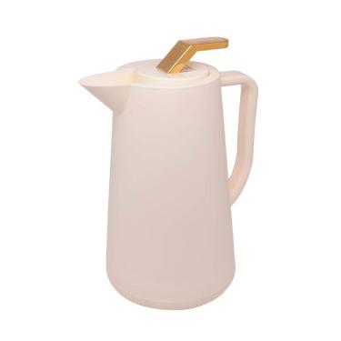 Imagem de Garrafa Térmica Atenas Bege 1L de Plástico 29581  - Wolff