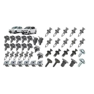 Imagem de Kit 46 Presilha Parachoque Toyota Etios Dianteiro/ Traseiro - achei pr