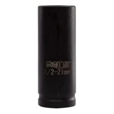 Imagem de Chave Soquete De Impacto Sextavado Longo 1/2 Pol X 21mm  Rotta