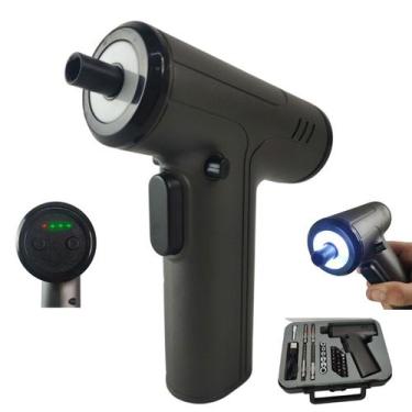 Imagem de Chave de Fenda Eletrica 29 Bits Parafusadeira Furadeira Maleta Broca L