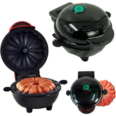 Imagem de Mini Máquina de Fazer Bolo Elétrica 110v Antiaderente Portátil Automát