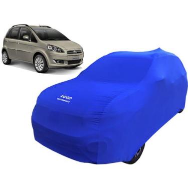 Imagem de Capa De Tecido Para Carro Fiat Idea Adventure - Mz, Azul