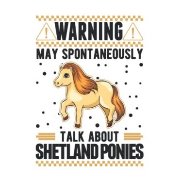 Imagem de Shetland Pony Tagesplaner: May spontaneously talk about Shetland Ponies/Kalender 2023 & 2024 / Wochenplaner Tagesplaner Planer/Planungsbuch To-Do-Liste / 6x9 Zoll / 100 ausfüllbare Seiten
