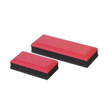 Imagem de Pintando Carro, Kit 2 Taco De Lixamento Manual Eva D/pintura Automotivo Quantidade de cascalhos:0;Cor:Vermelho