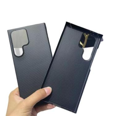 Imagem de Waillynice Capa de fibra de carbono original para Samsung Galaxy S24 Ultra anti-queda com design de capa de fibra de aramida S24ultra (600D (Bighole), para S24 Ultra)