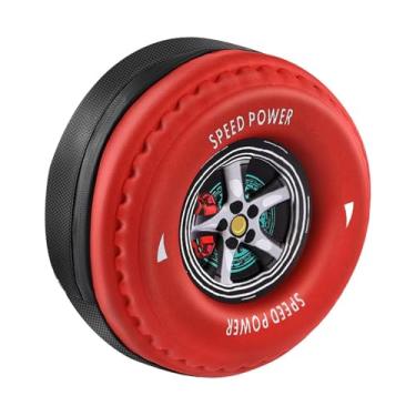 Imagem de menolana Bolsa de armazenamento para scooter, bolsa para bicicleta elétrica, fácil de limpar, à prova d'água, proteção em forma de pneu, guidão, bolsa de, Vermelho