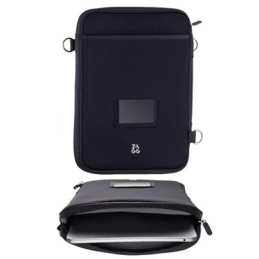 Imagem de ZAGG Capa protetora para laptop com bolsa de 11 a 13 polegadas – serve para tablets, Chromebooks e laptops de 11 a 13 polegadas, capa de neoprene resistente à água com suporte para identidade e bolso