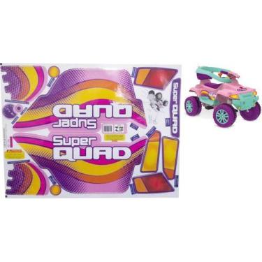 Imagem de Adesivo Superquad Passeio & Pedal Bandeirante Cor Rosa