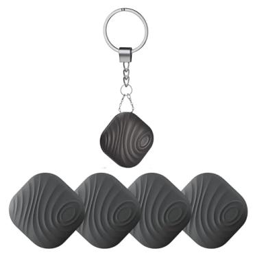 Imagem de Nutale Findthing Key Finder Smart Tag Pacote com 4 - Localizador de itens Bluetooth com chaveiro - Compatível com iOS e Android para chaves, carteiras de animais de estimação, mochilas e tablets (4