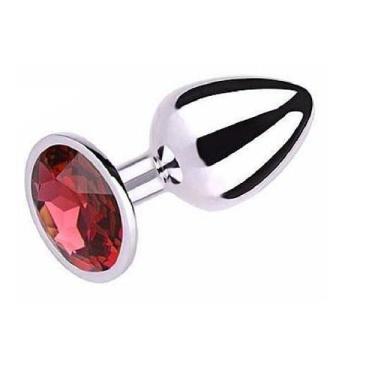 Imagem de Plug anal aço pequeno metal estimulador iniciante tamanho p - Sexy Imp