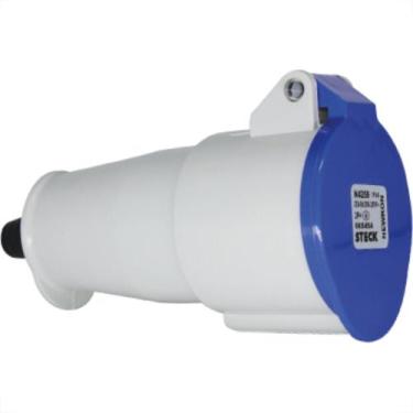 Imagem de Steck Acopl. 3P+T 32A Azul 4259 Ip44