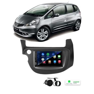 Imagem de Kit Multimídia New Fit 2009 / 2014  7 Pol CarPlay AndroidAuto - FirstOption 8100